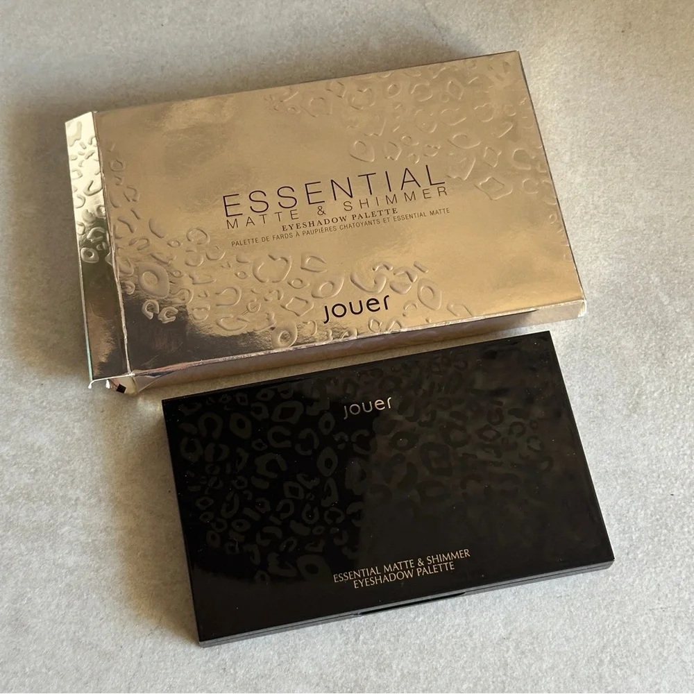 Jouer Essential Matte & Shimmer Eyeshadow Palette  & Long-Wear NO BOX